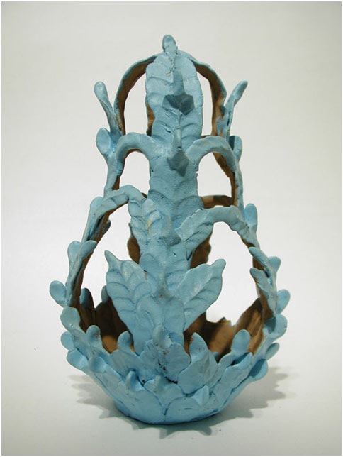 Painted ceramic sculpture